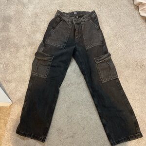 BDG Dark Gray Cargo Pants for Men